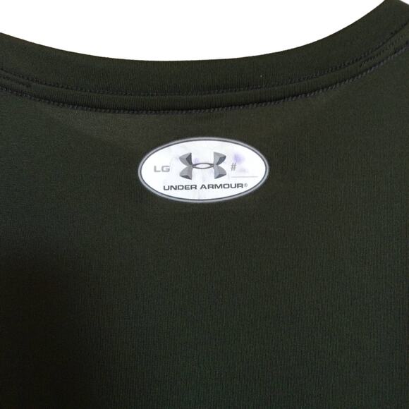 Under Armour Heat Gear Men’s Athletic Shirt Green - Picture 5 of 5